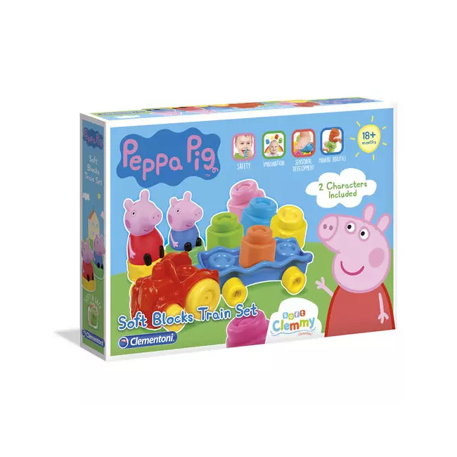 Train toy with Peppa Pig shaper