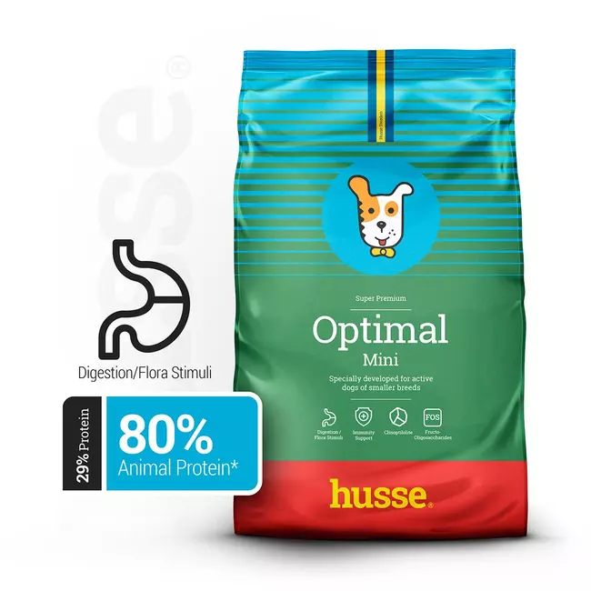 Optimal Mini | Ushqim i thatë për qentë trupvogël, pa gluten, i krijuar për të plotësuar nevojat e larta për energji, Weight: 7 kg