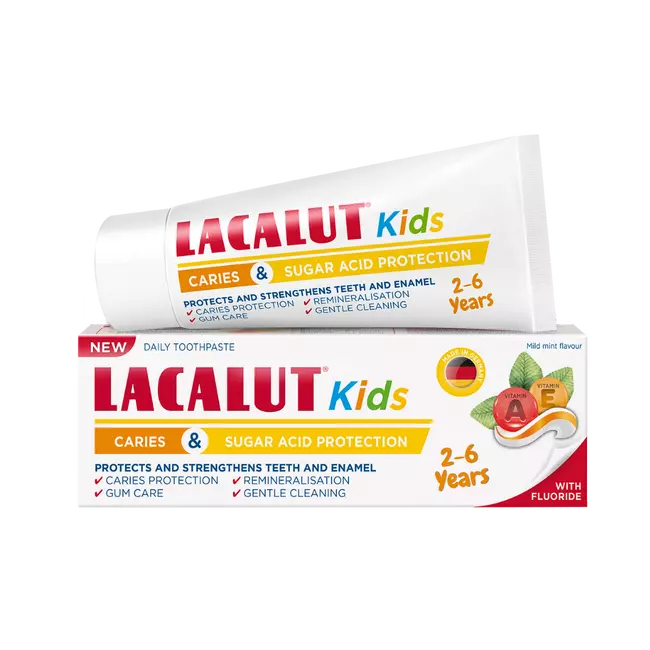 Paste Dhembesh- Lacalut Kids 2-6 vjec 55 ml