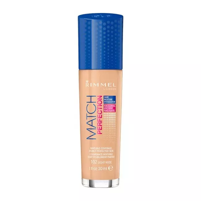 Liquid Make Up Base Match Perfection Rimmel London, Ngjyrë: 200 - bezhë e butë 30 ml, Ngjyrë: 200 - bezhë e butë 30 ml