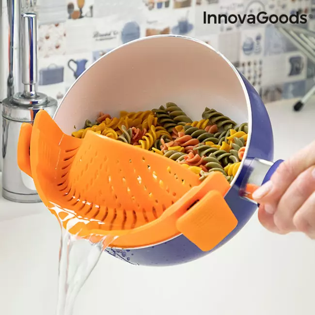 InnovaGoods Pastrainer Pasta Silicone Strainer