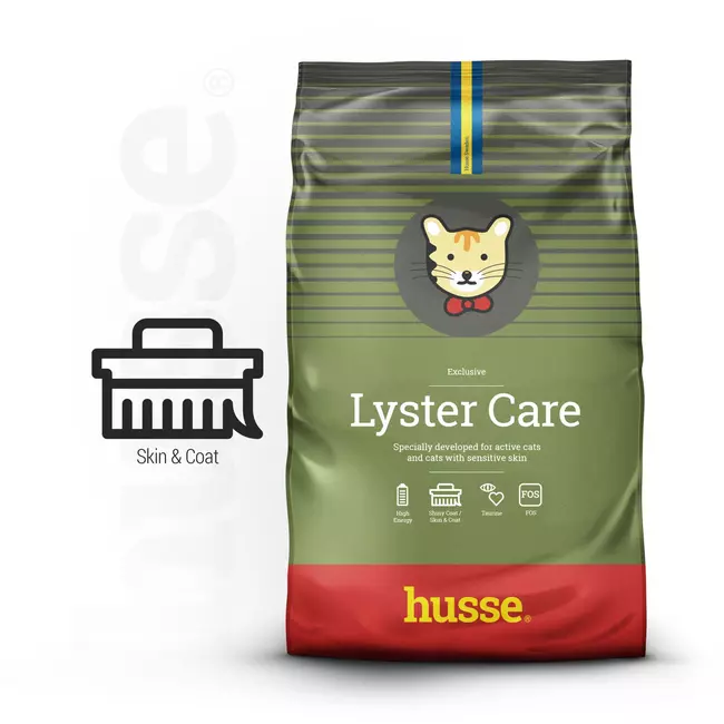 Exclusive Lyster Care | Delicious croquettes for active cats or with sensitive skin and fur, Weight: 2 kg