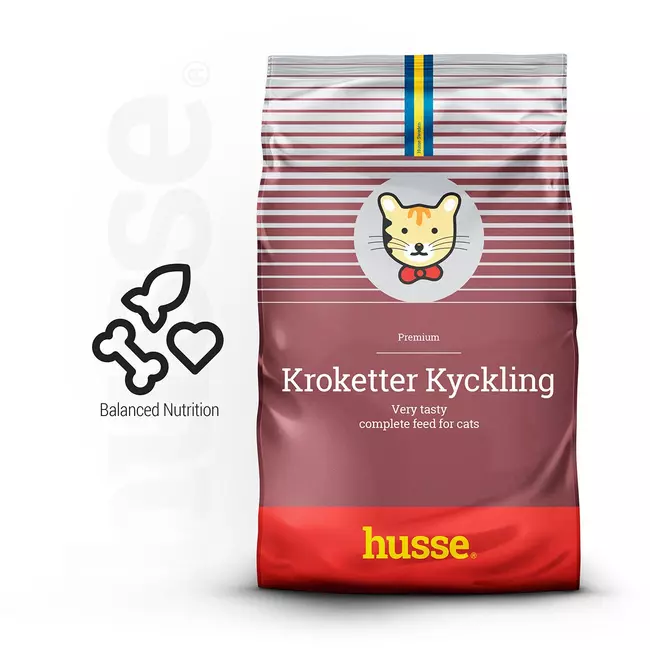 Croketter Kyckling, | Complete and healthy cat food, Weight: 2 kg