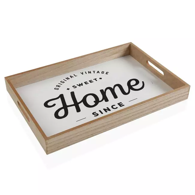 Snack tray Versa Home MDF Wood (30 x 5 x 45 cm)