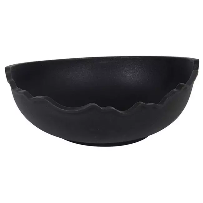 Bowl Inde Cast Iron Black (ø 23 x 9 cm)
