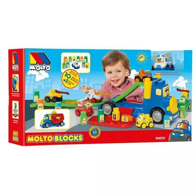 Lorry with Building Blocks Moltó (82 cm) (10 pcs)