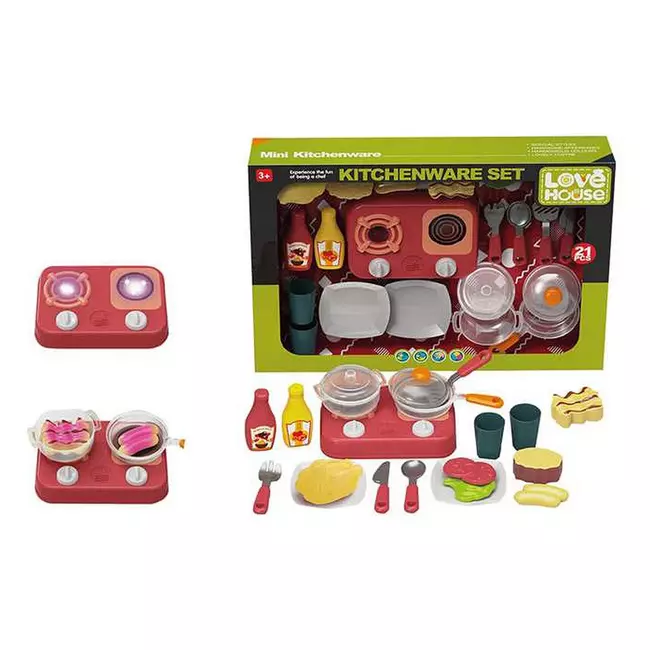 Children’s Dinner Set Jugatoys Accessories Camping stove Colour change (47 x 33 x 6,6 cm)
