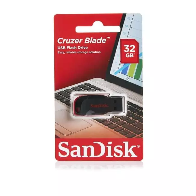 Usb 32 GB SanDisk Cruzer Blade 2.0 Pendrive [06919]