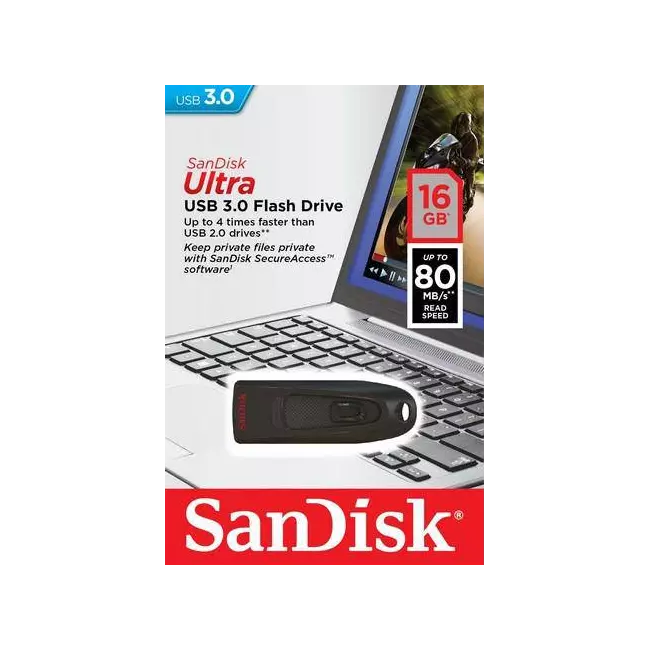 Usb 16GB SanDisk Ultra Usb 3.0 Flash Drive