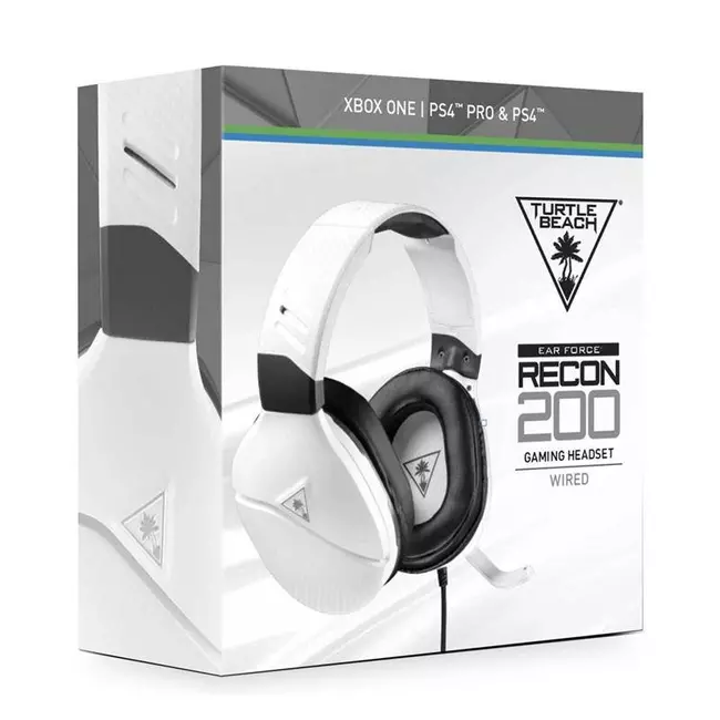 Headset Turtle Beach Recon 200 White Xbox One/PS4 PRO/PS4 (White/Black)