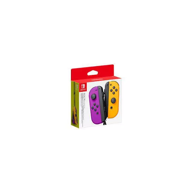 Kontrolluesi Nintendo Switch Joy-Con çift Neon Purple/Neon Portokalli