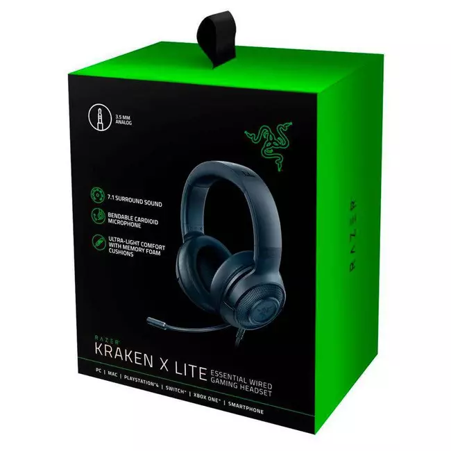 Kufje Razer Kraken X Lite analoge për PC/PS4