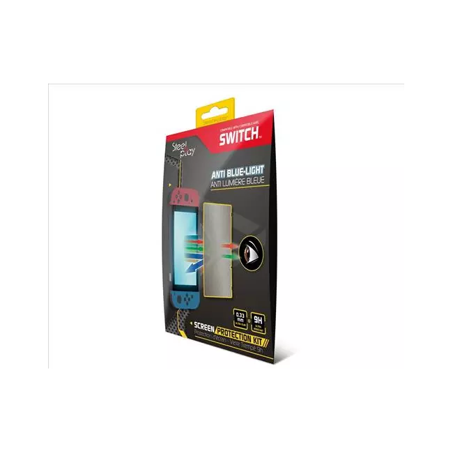 Screen Protection Kit Nintendo Switch Steelplay Anti-Blue Light Glass