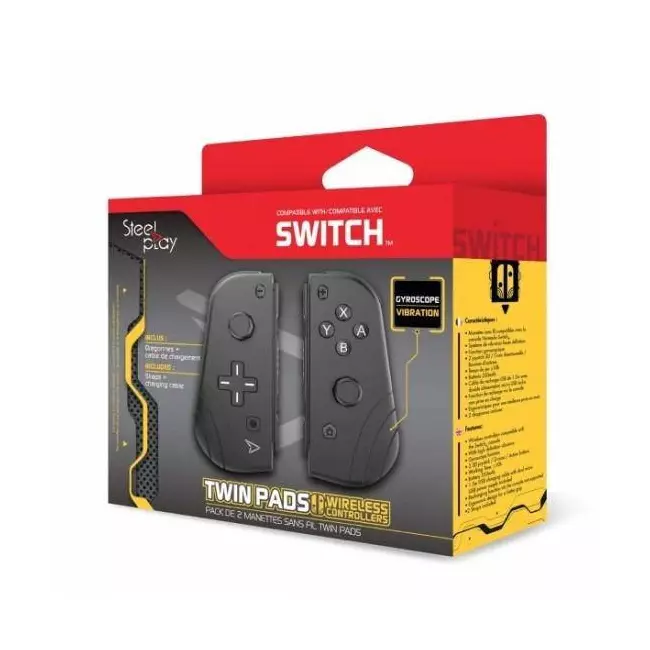 Controller Nintendo Switch Steelplay Twin Pads Black