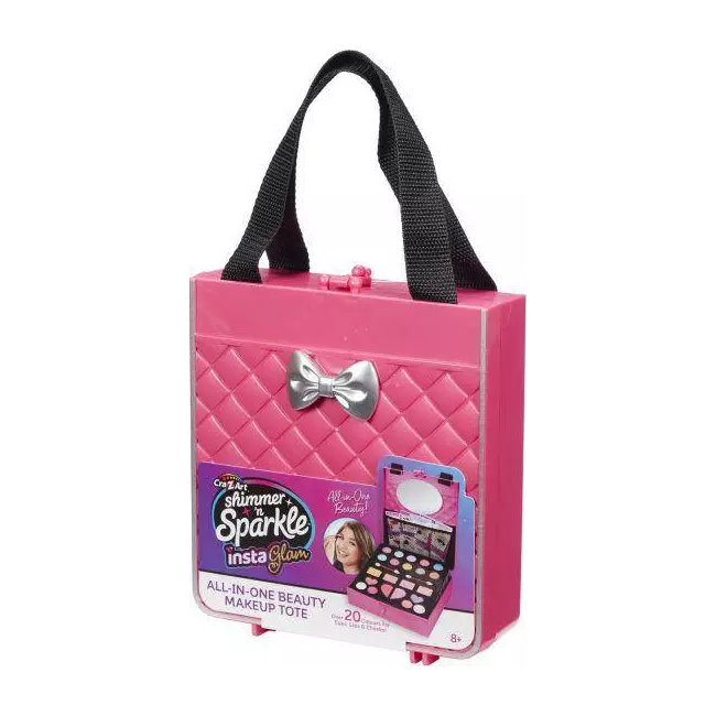 CrazArt Shimmer N Sparkel Insta Glam All-In-One Beauty Tote