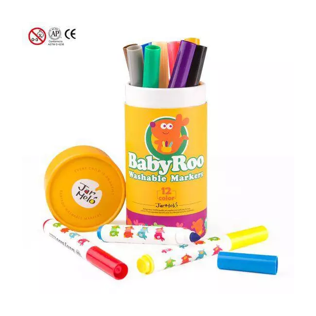Markera të larë Baby Roo 12 ngjyra