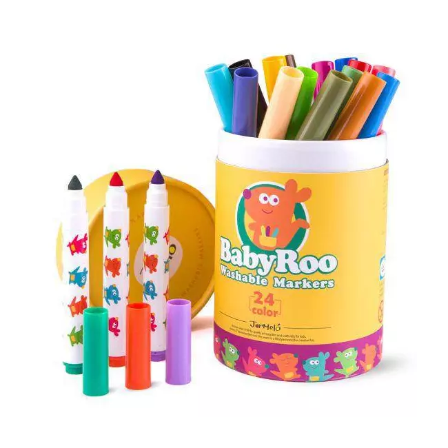 Washable Markers Baby Roo 24 Colours