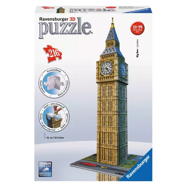 Puzzle Ravensburger 3D Big Ben 216Pcs