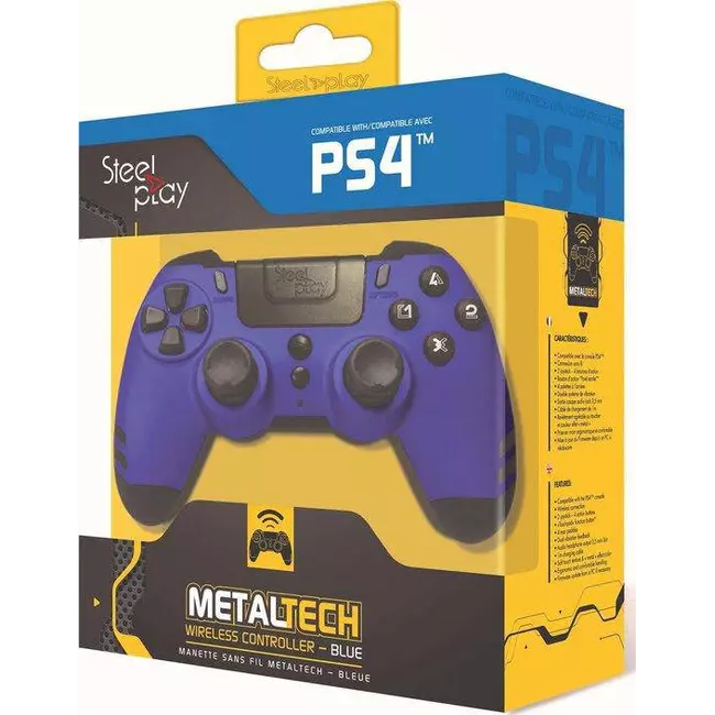 Kontrollues PS4 Steelplay Metaltech Wireless Sapphire Blue