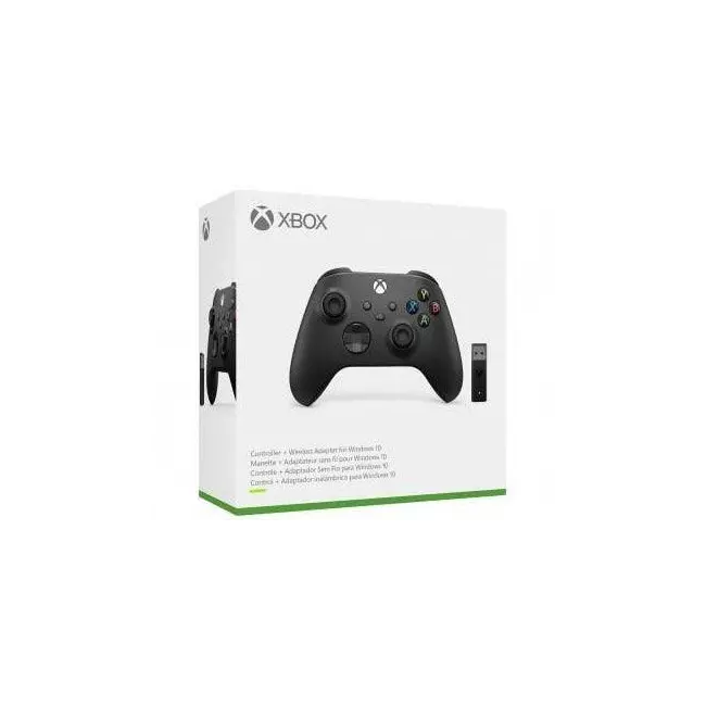 Kontrolluesi Xbox Series X Wireless Shock Black + Përshtatës PC