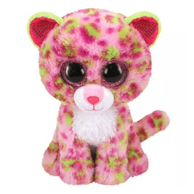 Pelush Ty Beanie Boos Lainey Pink Leopard 24cm