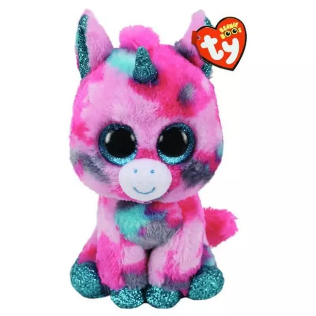 Pelush Ty Beanie Boos Gumball Pink/Aqua Unicorn 28cm