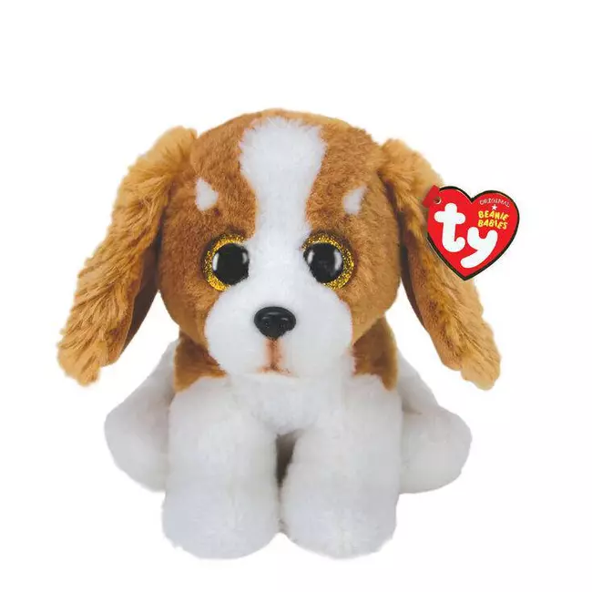 Pelush Ty Beanie Babies Barker Snapiel Dog 15cm