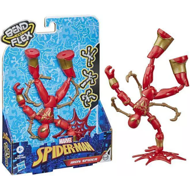 Figure Marvel Spider-Man Bend & Flex Iron Spider 15Cm