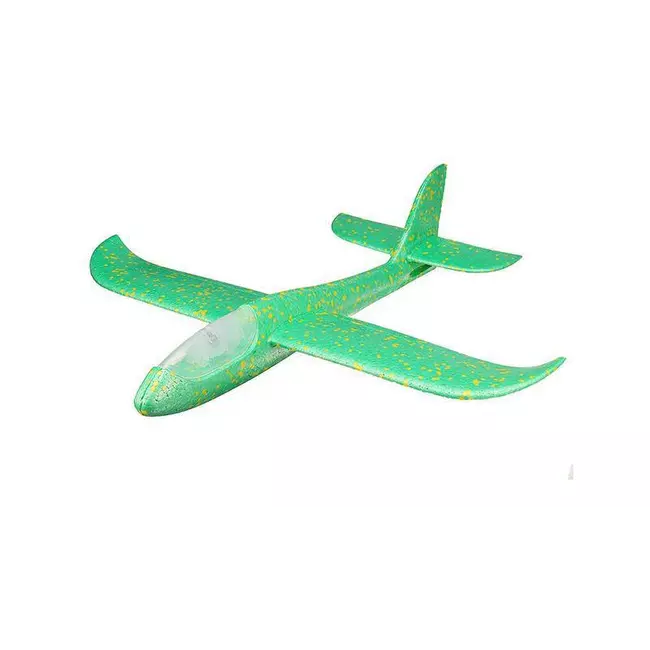 Lodër për hedhje me dorë e aeroplanit jeshile 48cm