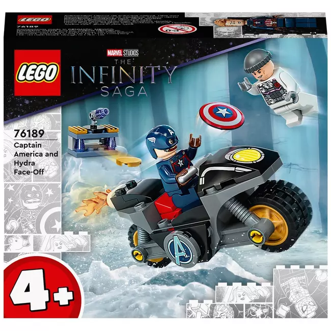 Lego Marvel Super Heroes The Infinity Saga Captain America dhe Hydra Face-Off 76189