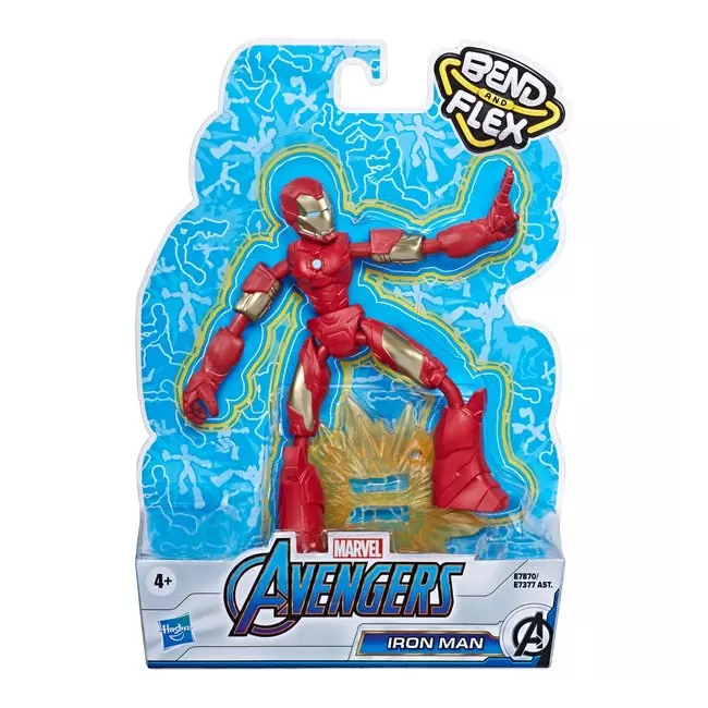 Figura Marvel Avengers Bend & Flex Iron Man 15cm