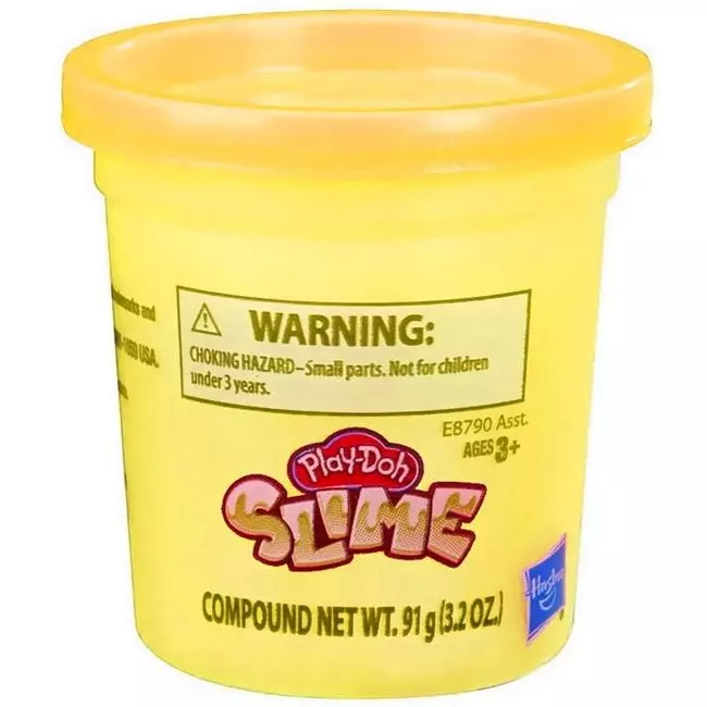 Playdoh Slime Single Can Yellow