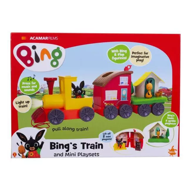 Bing's Lights and Sounds Train with Mini Playsets