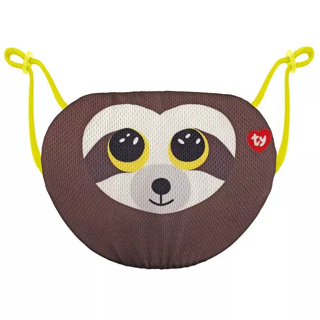 Pelush Ty Mask Dangler Brown Sloth 12cm