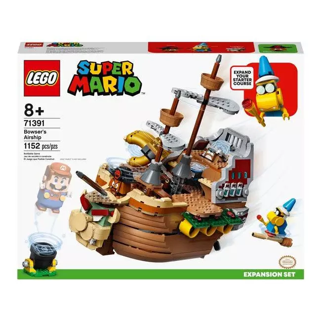 Lego Super Mario Bowser’s Airship Expansion Set 71391