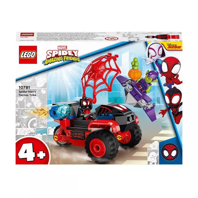 Lego Marvel Spidey And His Amazing Friends Spider-Man's Techno Trike
