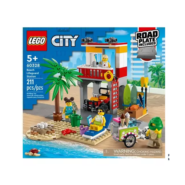 Lego City Beach Lifegard Station 60328