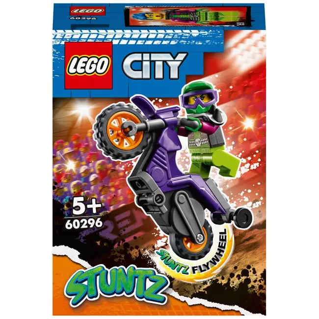 Lego City Stuntz Wheelie Bike 60296