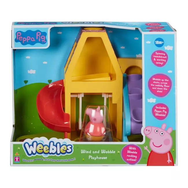 Figure Peppa Pig Weebles Wind And Wobble Playhouse