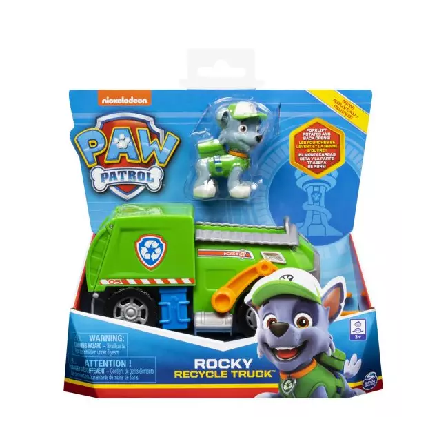 Vehicle Paw Patrol Rocky Recycle Truck