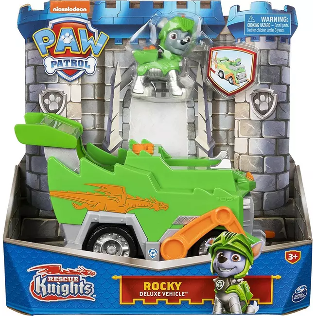 Figura Paw Patrol Rescue Knights Deluxe Vehicle