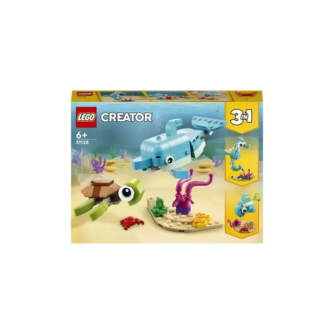 Lego Creator Dolphin And Turtle 31128