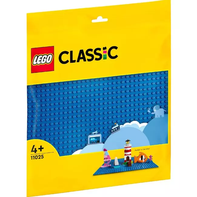 Lego Classic Baseplate Blue 11025