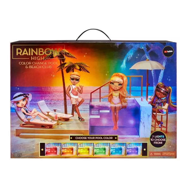 Set Rainbow High Colour Change Pool & Beach Club
