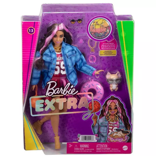 Triko basketbolli kukull Barbie Extra
