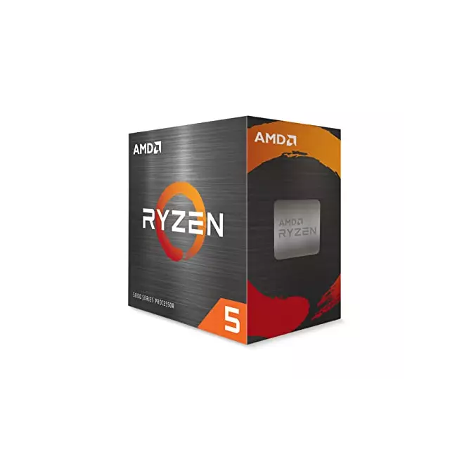 CPU AMD Ryzen 5 5500 deri në 4,2 GHz 6 Core/12 Threads Priza e ftohësit Wraith Stealth AM4 100-100000457BOX