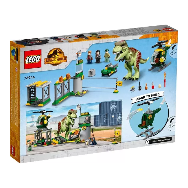 Lego Jurassic World T. Rex Dinosaur Breakout 76944