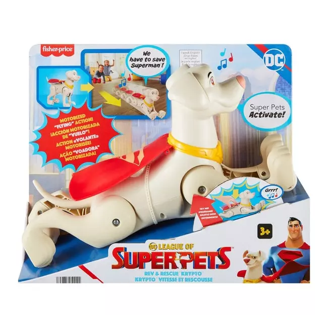 Fisher Price DC League Of Super Pets Pup Up & Away Krypto