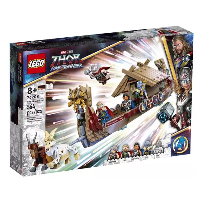 Lego Marvel The Goat Boat Buildable Thor Ship 76208