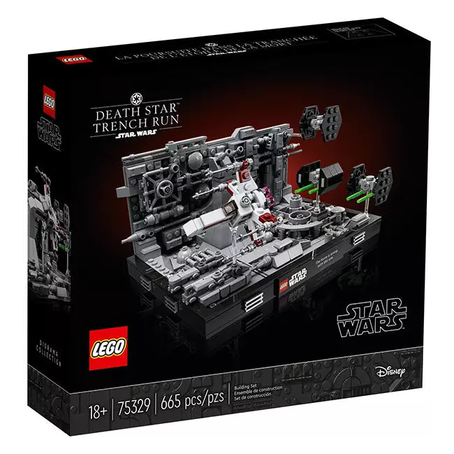 Lego Star Wars Death Star Trench Run Diorama 75329